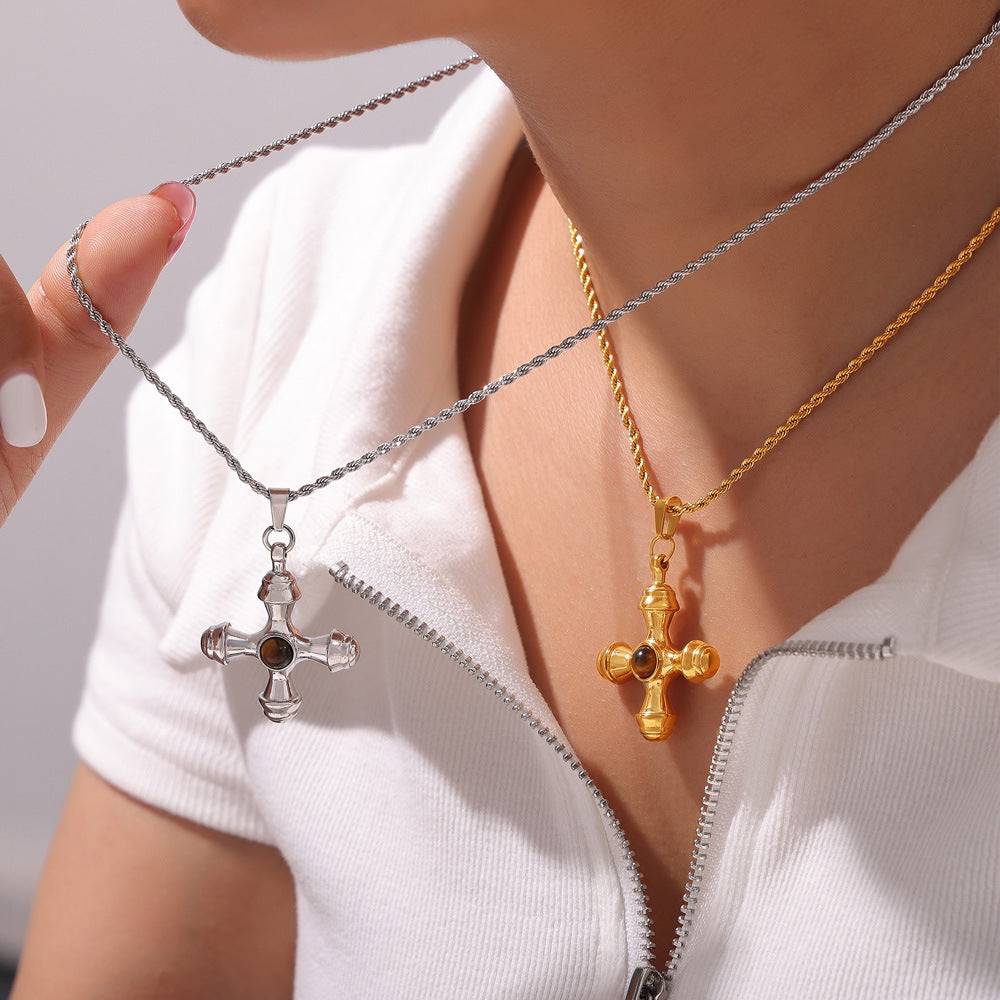 【Divine Strength】Cross Pendant Necklace