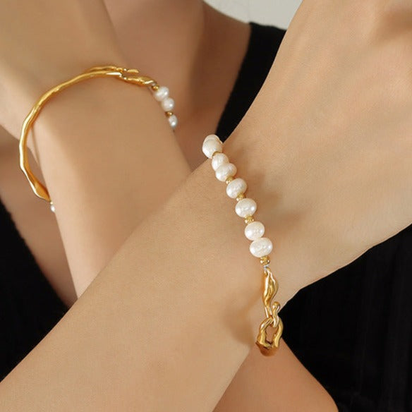 Personalized pearl bracelet no fading