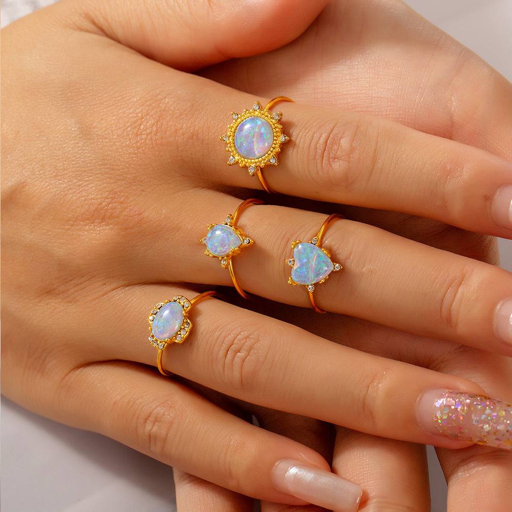 Styling Opal Rings Open Size