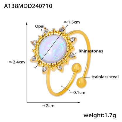 Styling Opal Rings Open Size