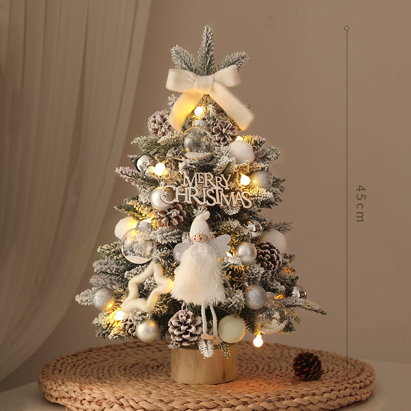 New in stock PE Snowflake Christmas Tree Desktop Ornaments Christmas Decorative Gifts