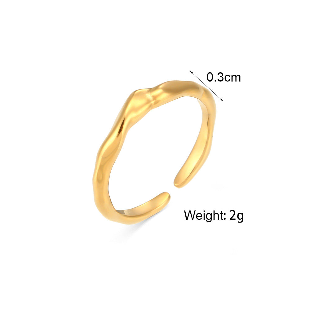 Irregular Stylish Ring Opening Size