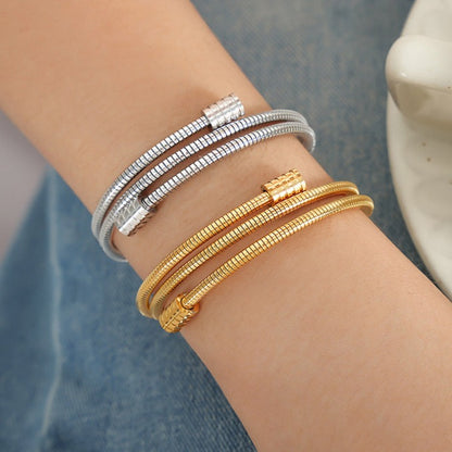 Multi-Layer Snake Bone Bracelet