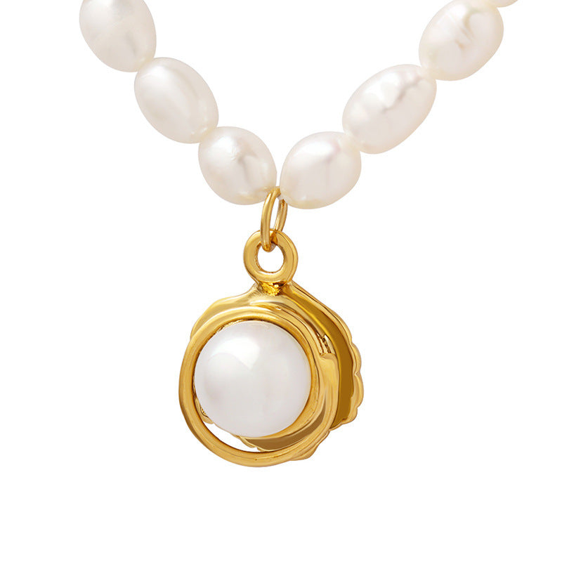 Baroque Pearl Pendant Necklace