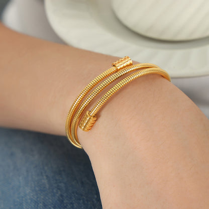 Multi-Layer Snake Bone Bracelet