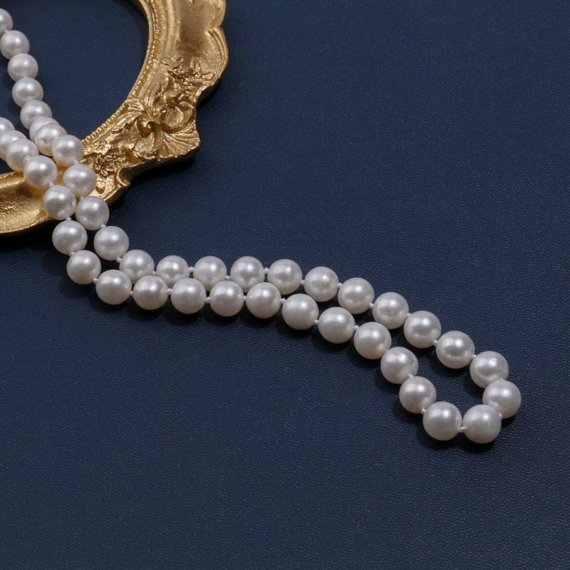 Real pearls necklace silver buckle（Limited stock）