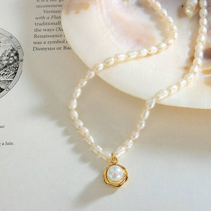 Baroque Pearl Pendant Necklace