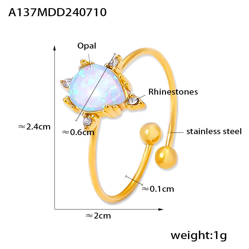 Styling Opal Rings Open Size